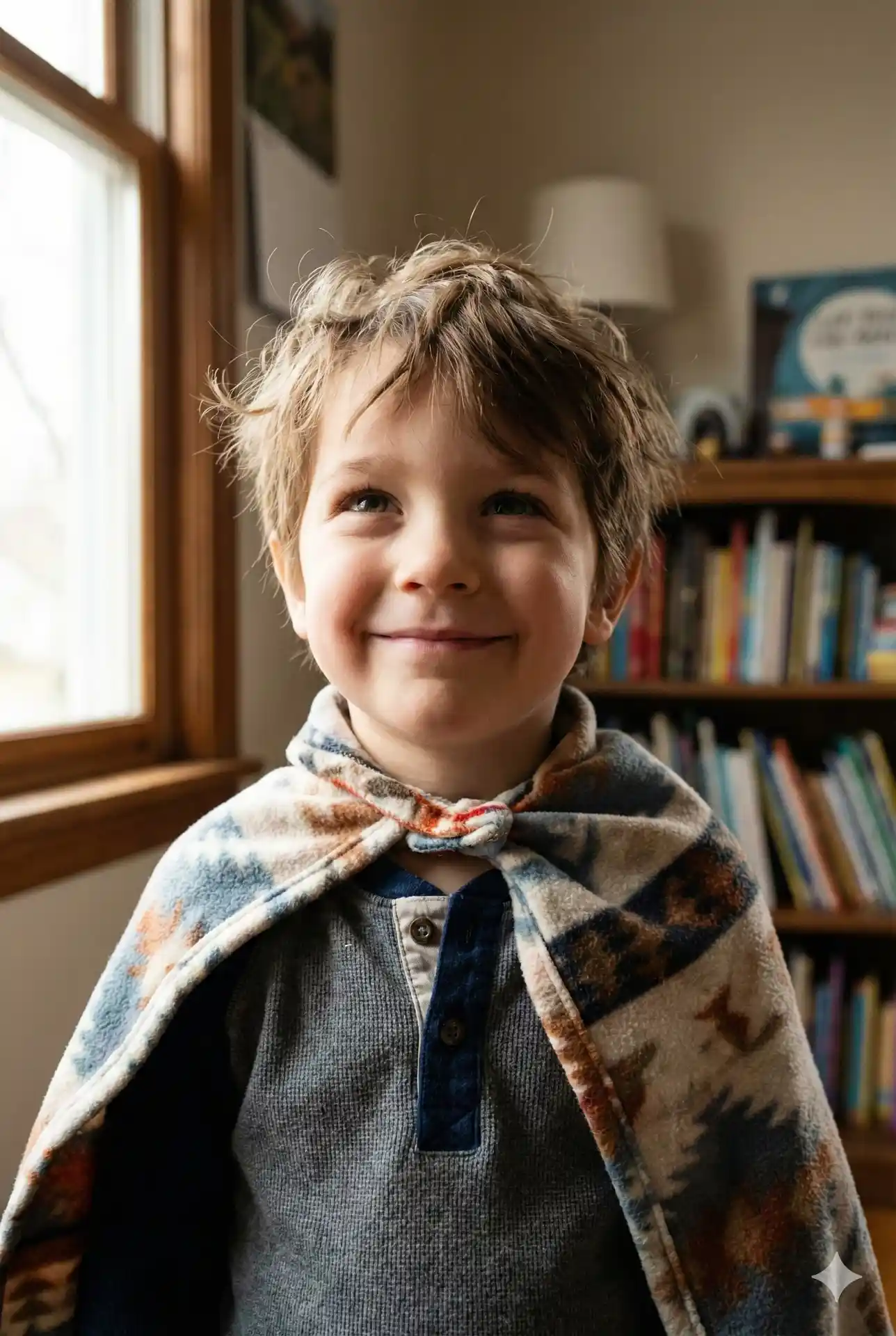 Child gaining confidence through learning